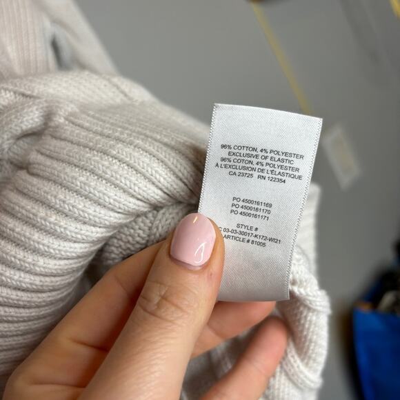 Aritzia TNA Clay Sweater Ribbed Knit - Picture 7 of 10
